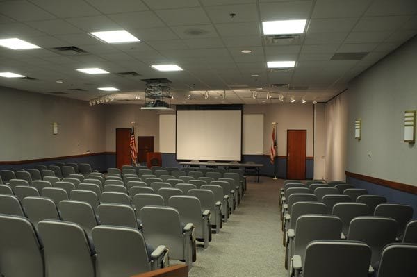 interior of the kehoe auditorium