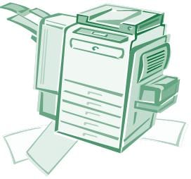 clip art of a copy machine